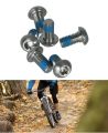 Bicycle Brake Rotor Disc Bolts Screws L Nuts T25 Cycle Bicycle Brake Disc Bolts Screw 6Pcs. 