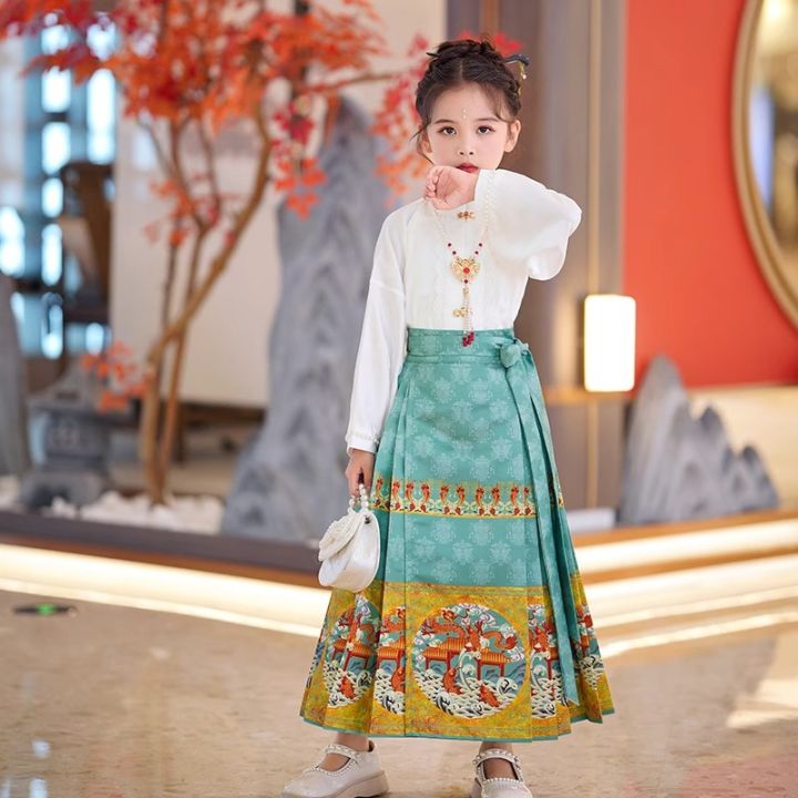 Ma%20Mian%20Skirt%20Girl's%20Sports%20Games%20Hanfu,%20Traditional%20Culture,%20Chinese%20Recitation,%20Chorus%20Performance%20Clothing%20Set,%20Ancient%20Style%20Tang%20Costume%20-%20Image%202