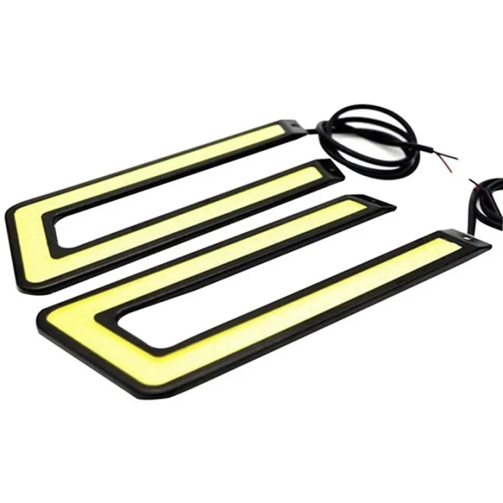 1PC%20U-Shaped%2012V%20LED%20COB%20Car%20Auto%20DRL%20Driving%20Daytime%20Running%20Lamp%20Fog%20Light%20-%20Image%204
