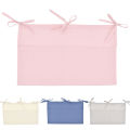 Diaper Storage Bag Wear Resistant Hanged on Crib Organizer Bag.