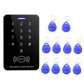 MA RFID Access Control System Security Entry Door Lock + 10PCS Keychains for Home. 