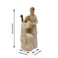 ChristDecoration Elegant Profile Nativity Set Nativity Ornament Delightful Beautiful English Letter Decoration. 