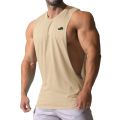 2023 Hot Style Men's Fitness Sleeveless Top Breathable Sports Vest Gym Running T-Shirt.