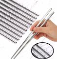 Stainless Steel Chopstick 2 Pcs (japanese/ chinese/ Korean).