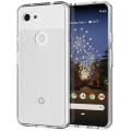 For Google Pixel 3A XL Premium Silicone Case Crystal Clear Soft TPU Ultra-Thin Transparent Flexible Protective Mobile Phone Back Cover - Mobile Back Cover. 