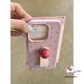 Cartoon Simple Macaron Love Heart Cute 3D Doll Ball Soft Case Compatible for IPhone 15 11 16 13 14 12 Pro Max XR 16 14 15 Plus XS Max X Candy Luxury Skin Feel Leather Texture Case.
