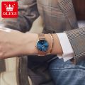 Olevs Ladies Watches Original Brand Waterproof Stainless Steel Strap Fashion Casual Rose Gold Quartz Analog Watch For Women.
