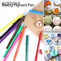 ECHIDNA Pigment Pen Healthy Double Head Cookie Decorating Edible Ink Marker. 