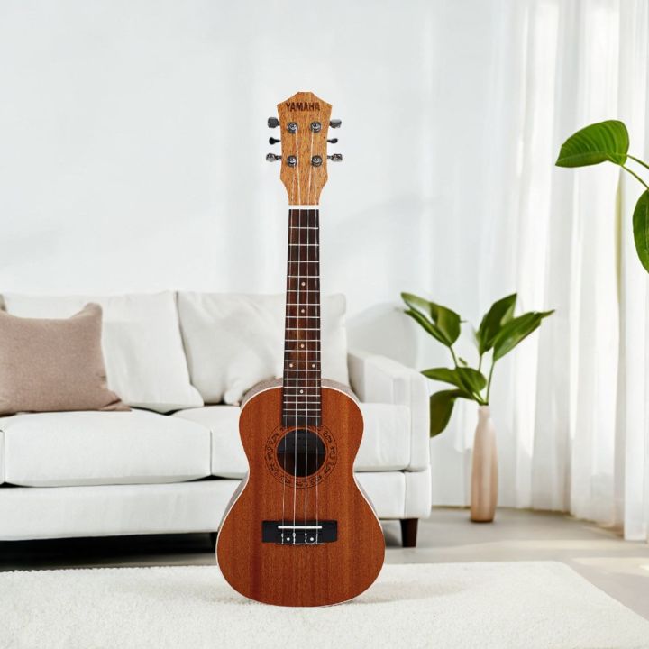 Yamaha Ukulele 24 Inc Concert Size With Bag And Picks
