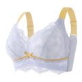 Large Boob Size Concealing Bra Lace Full Cup Large Size Underwear Women's No Wire Accessory Breast Push up Adjusting Bra.