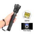 XHP70 High Powerful Zoomable Focus LED Flashlight Torch Light (Without Battery). 