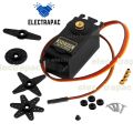 MG995 Servo Motor/Metal Gear High-Torque Servo Motor/ Compatible with Smart Car Robot Boat/ RC Helicopter Airplane (Control Angle 180).