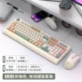 Viper KM900 Wired Game Competitive Keyboard Mouse Set Mechanical Feel Desktop Computer Notebook Universal U. 