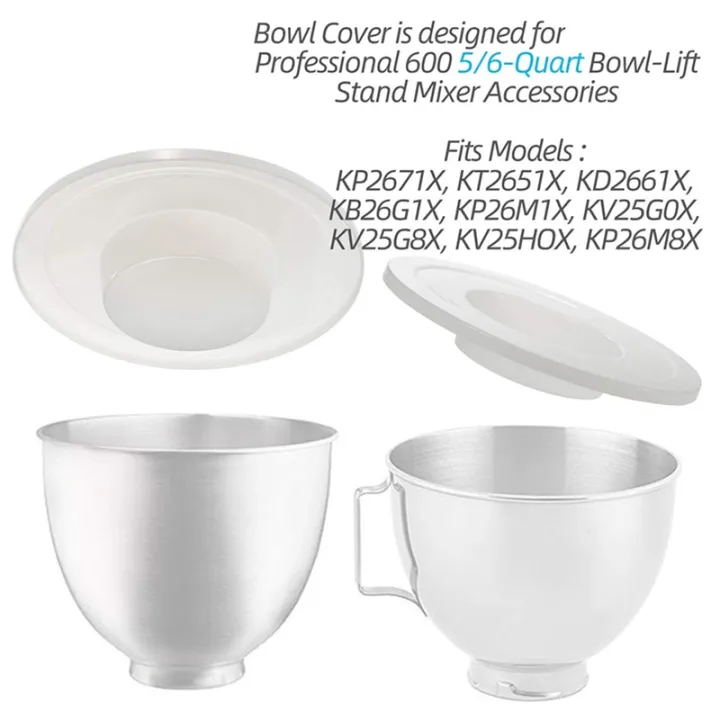 (2Pack)-%20Mixers%20Bowl%20Covers%20for%20KitchenAid%205/6%20Quart%20Bowl%20Fermentation%20Lid%20-Lift%20Models%20KV25G%20and%20KP26M1X%20KSM150%20-%20Image%203