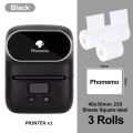 Phomemo M110 Label Maker - Portable Blue-tooth Thermal Label Maker Printer for Barcode, Clothing, Jewelry, Retail, Mailing, Compatible with Android & iOS System, Support 20mm-50mm Width Sticker Paper printing. 