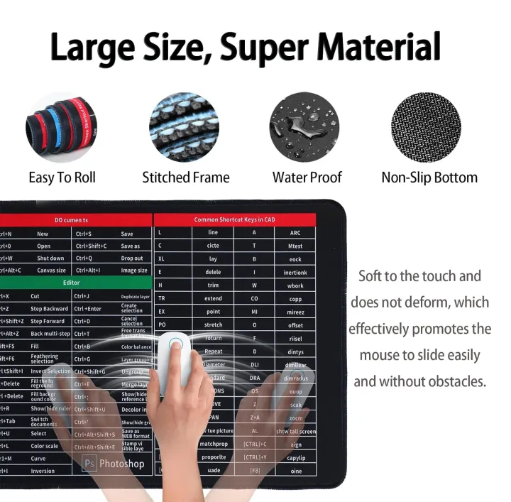 VONN%20RGB%20800*300*4mm%20Shortcut%20Mouse%20Pad%20Shortcuts%20Cheat%20Sheet%20Mat%20Quick%20Key%20Super%20Large%20Anti-Slip%20Mice%20Pad(31.5%20*%2011.8in)%20-%20Image%202