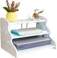 Wall Mounted WiFi Router Shelf – Decorative Storage Rack for Set-Top Box, TV Box & Modem. 