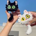 Anime Movie Keychain Anime Cat Suzume No Tojimari Plush Keychain Suzume No Tojimari Plush Toy Anime Daijin Cat Keychain 15cm Soft Sadaijin Black Cat Stuffed Keyring Backpack Pendant. 