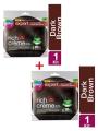 Rich Creme Hair Color Dark Brown 40ml 2pc packets. 