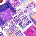 24pcs Glittery Stickers Collection Pack - Dialog Box, Bubble, Confetti More - Korean Seal For Kpop Toploader Deco, Journaling. 
