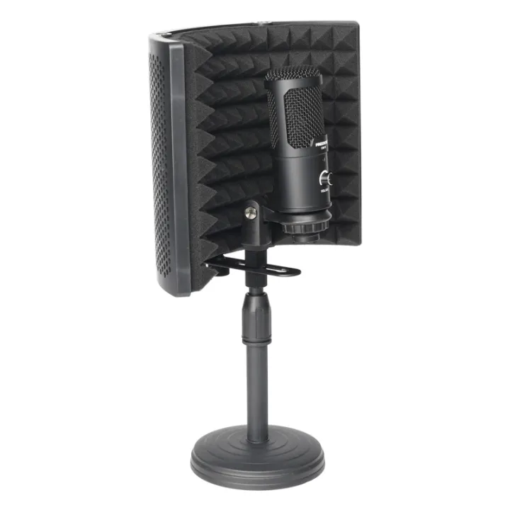 Mini%203%20Panels%20Acoustics%20Microphone%20Isolation%20Shield%20Foam%20Wind%20Screen%20with%20Stand%20Plastic%20Portable%20Windscreen%20for%20Studio%20LO-PS58%20-%20Image%205