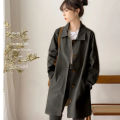 Fashion Women's Trench Coat Korean Style Khaki Spring Autumn Lined Coat Single Breasted Casual Windbreaker Outerwear Female. 