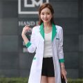 Doctor's Choice: Elegant Women’s Lab Jacket with Side Belts.