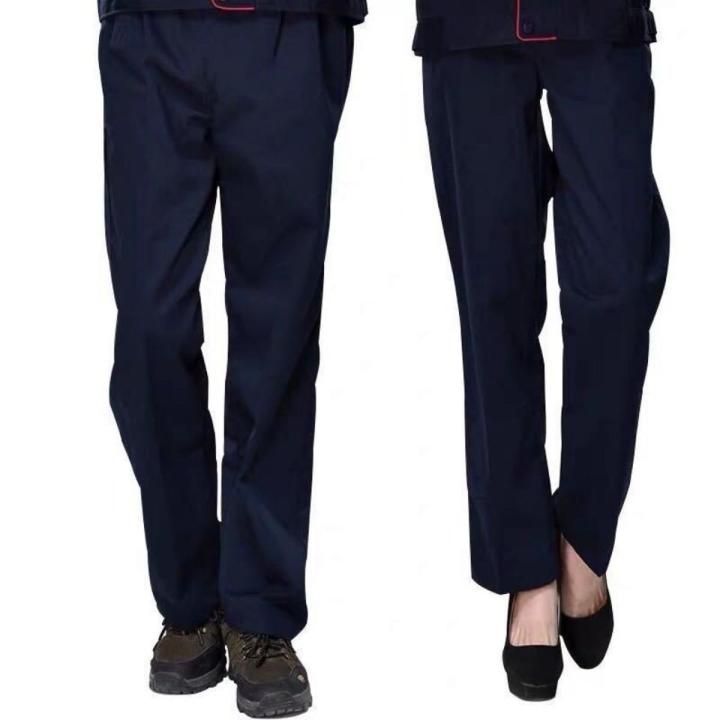 【Overalls Suit for Men】Labor Protection Clothing Wear-Resistant Breathable  Solid Auto Repair Site Factory Workshop Work Clothes Pants