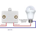 6Pcs Door Led Switch for Closet Light, Lamp Switches,Black. 