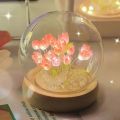10/20pcs Artificial Tulip Night Light DIY Simulation Tulip Bedside Lamp Heat Shrinkable Film Home Decor Birthday Gift Table Lamp. 