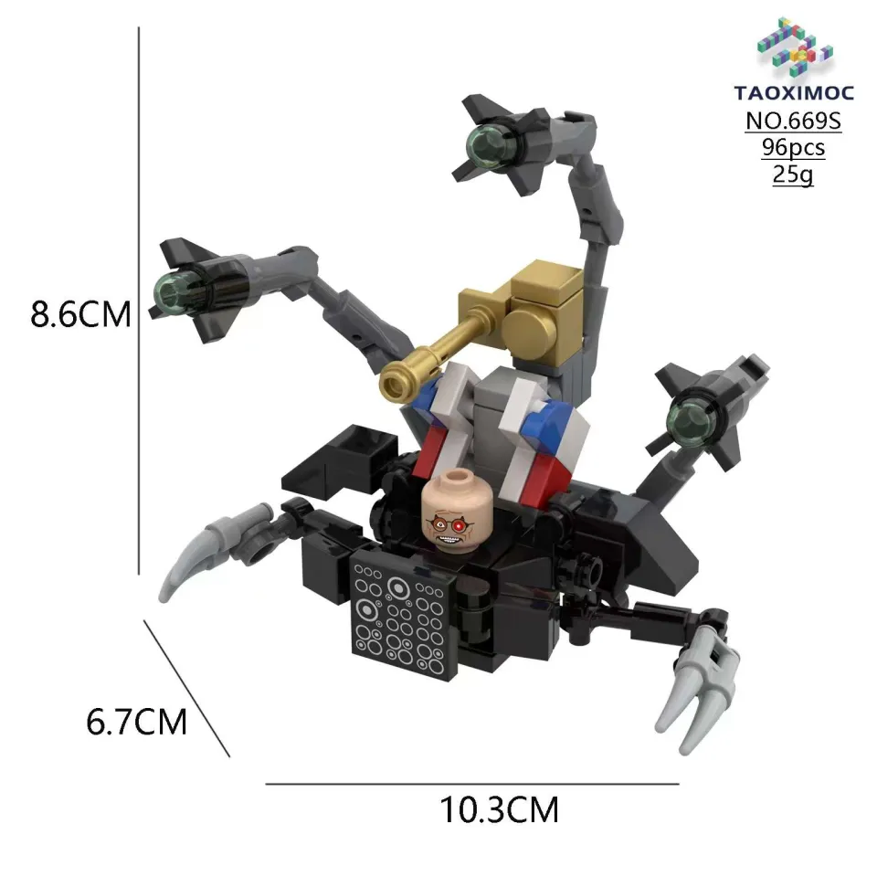 Mini Titan Upgrade Clock King Electric Diamond figurine compatible