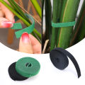 1/4Roll 2M Green Garden Twine Plant Ties Bamboo Cane Wrap Support Nylon Plants Bandage Fastener Tape Hook Loop Garden Accessories. 