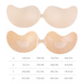 Reusable Invisible Push Up Bra Backless Strapless Bra Chest Seamless Front Closure Bralette Underwear Women Self-Adhesive Sticky. 