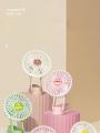 Cute USB Mini Fan Portable Handheld Fan Rechargeable Mini Handy Fan Pocket Size Low Noise Small Electric Fan Student Dormitory.