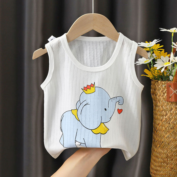 Elegantstunning%20Kids%20Summer%20Tank%20Tops%20Round%20Neck%20Cotton%20Breathable%20Cartoon%20Animal%20Printing%20Vest%20For%201-6%20Years%20Old%20Boys%20Girls%20-%20Image%203