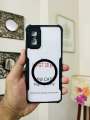Infinix GT 30 Pro 5G, [Droproof] [Sweat-Proof] [Fingerprint-Proof] Shockproof Protective Phone Case Fits Infinix GT 30 Pro 5G,Black. White TPU Transparent. 