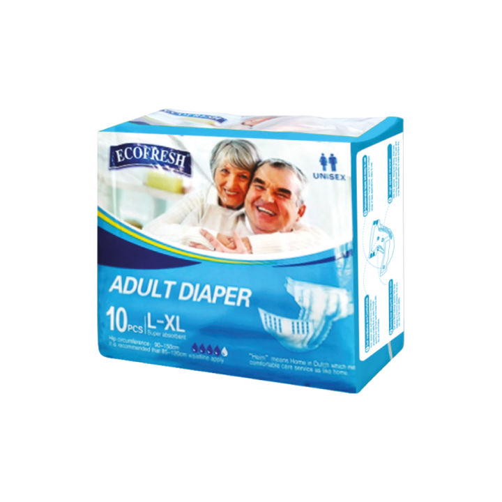 Best Quality Eco fresh Diaper-Belt-Large-10 pcs in Premium