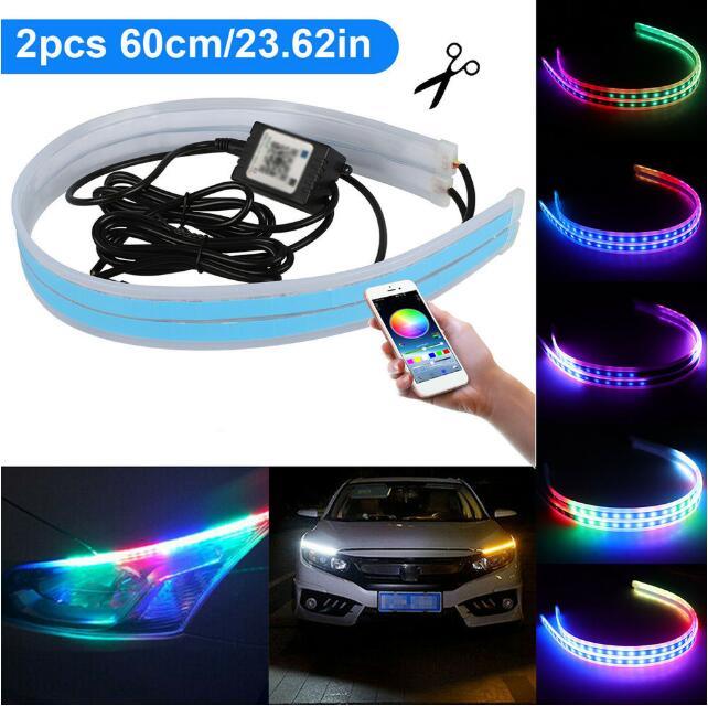 %E3%80%90sought-after%E3%80%91%20SL%202pcs%20Car%20Sequential%20Flowing%20RGB%20Daytime%20Running%20Light%20DRL%20APP%20Multi%20Light%20Strip%20Turn%20Signal%20Lights%20-%20Image%202