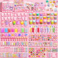 【Pre-order】 Guka Sticker Set Cream Glue DIY Material Ice Cream Cup Quicksand Guka Brick Girls Children's Guka Hand Account.
