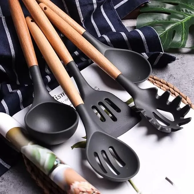 Silicone%20Cooking%20Utensil%20Set,12pcs%20Silicone%20Cooking%20Kitchen%20Utensils%20Set,%20Best%20Kitchen%20Cookware%20Wooden%20Handle,%20Black%20Kitchen%20Utensils%20Set,%20Utensils%20Set%20Black%20Handle,%20Silicone%20Utensils%20Set%2012x16cm%20-%20Image%203