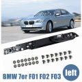 Car Front Left/Right Door Interior Inner Handle Pull Carrier BlackSeries Plastic for BMW 730li 740i 750i 760li Pur. 