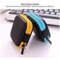 Earbud Case Mini Storage Carrying Pouch Perfect for Earphone Headphone USB Cable Flash Drive.