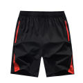 Abibas Men's Sport Shorts Polyester Knitted Breathable Durable Elastic Dry-fit Running Hiking Pants with Zipper Pockets. 