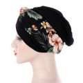 Headwraps hats for women Knotted Print Twist Cotton Headband Caps Chemo Beanies Turban Headwear Hats for Cancer Daily Use. 