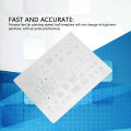 BGA Reballing Steel Stencil Half Cut Process BGA Reballing Stencil Template Prevent From Sticking Rounded Rectangle Hole for CPU. 