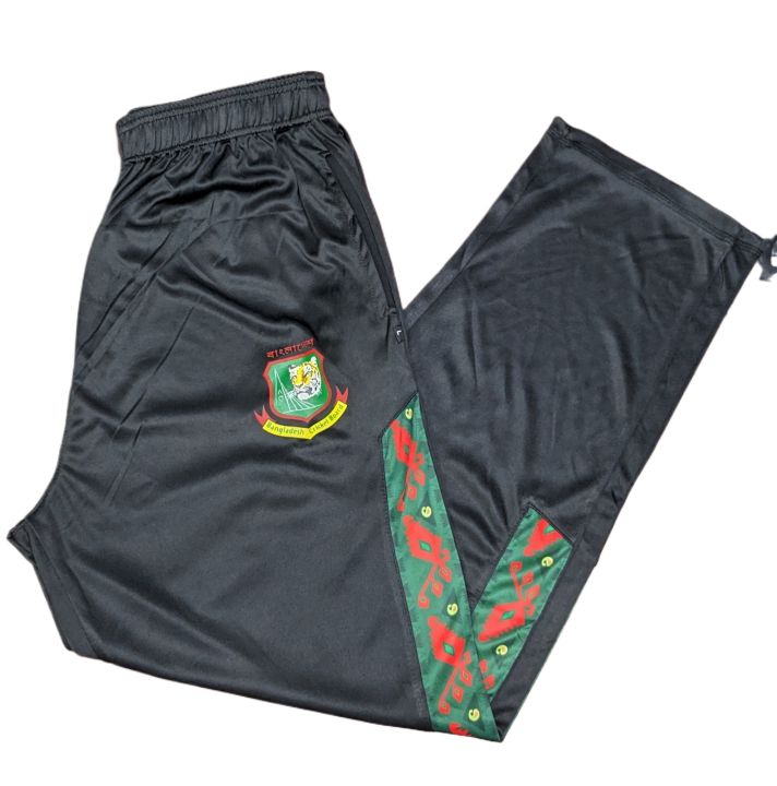 Cricket Team Sports Trouser For Men- Black