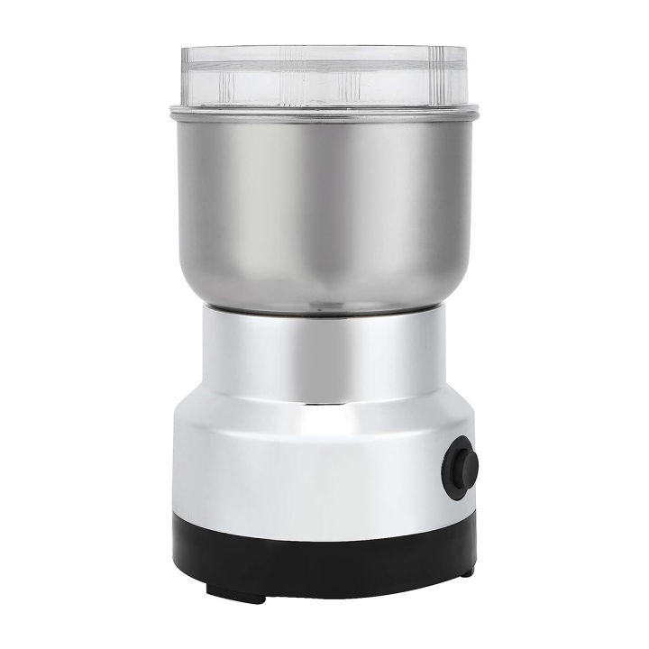 Electric Spice Nima Blender Grinder and Blender in Silver Effortlessly Grinds and Blends Ingredients for Flavorful Food Preparation