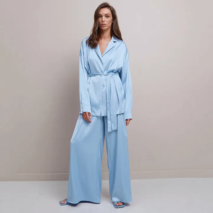 Women%20Sleeping%20Robe%20Set%20Long%20Pajamas%202%20Pieces%20Set%20Silk%20Satin%20Autumn%20Winter%20Custom%20Loungewear%20Set.%20-%20Image%202