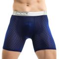 Ice Silk Man Sport Panties Men Mesh Short Underwear Mesh Sports Underpantes Anti-wear Leg Running Fitness Briefs 4XL 5XL 6XL.