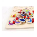 Arabic Letter Kid Early educational toys baby hand grasp wooden puzzle toy alphabet and digit learning education child wood jigsaw toy. 